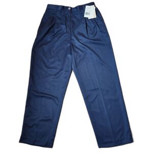 Liz Claiborne Lizsport Petite Microfiber Pants Women’s 12P Blue Altered Hem